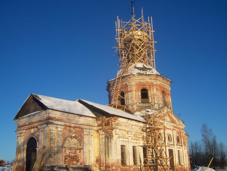 Мелечкино. Церковь Михаила Архангела. фасады