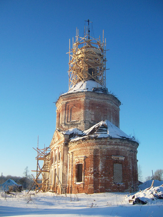 Мелечкино. Церковь Михаила Архангела. фасады