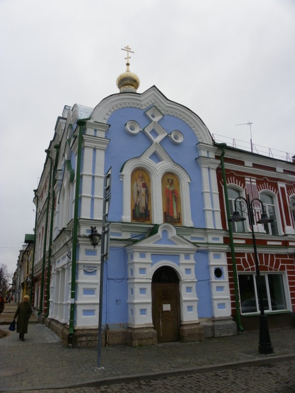 Рыбинск. Домовая церковь Николая Чудотворца на бывшем подворье Югской Дорофеевой пустыни. фасады