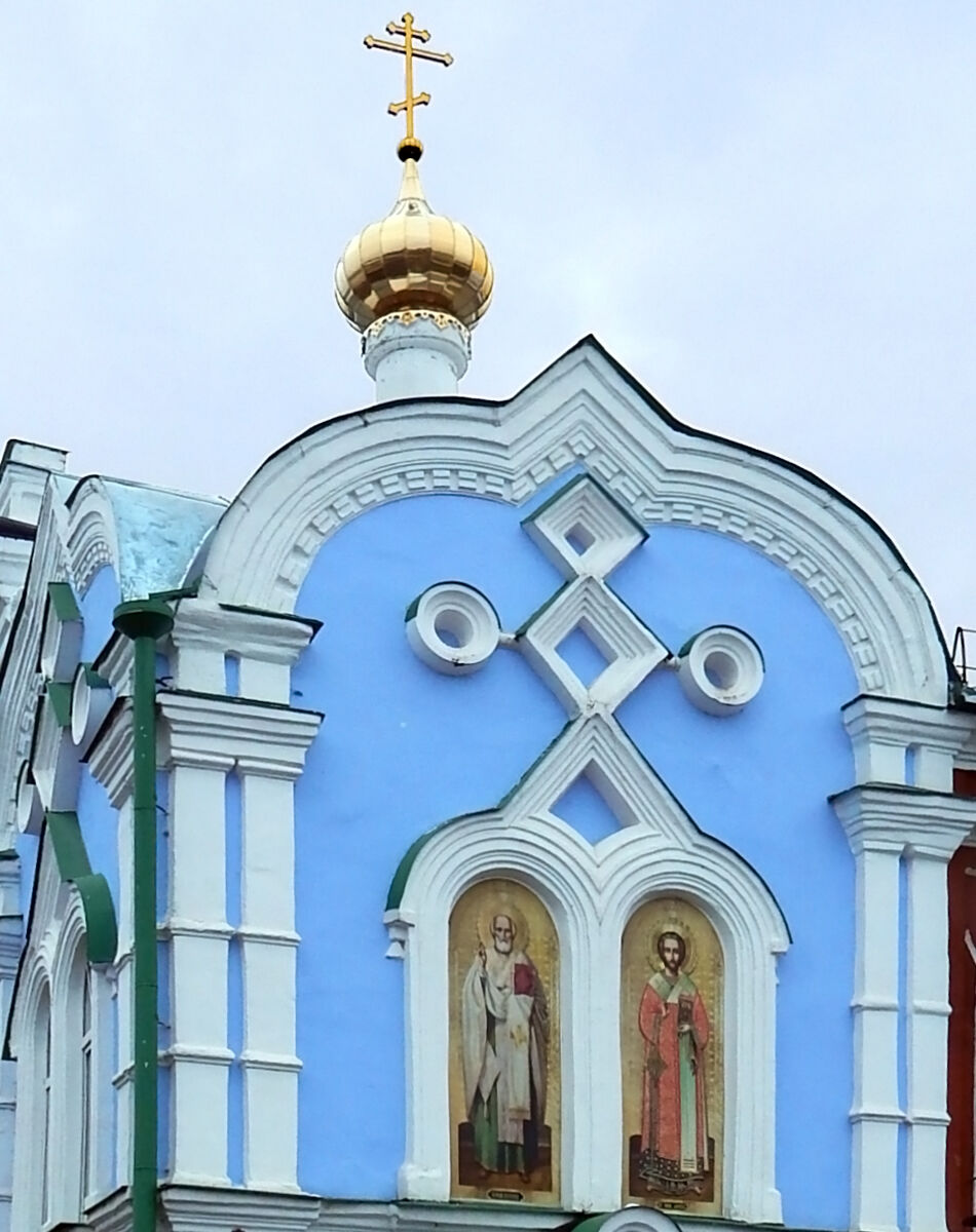Домовая церковь Николая Чудотворца на бывшем подворье Югской Дорофеевой пустыни, Рыбинск (Рыбинск, город, Ярославская область). архитектурные детали