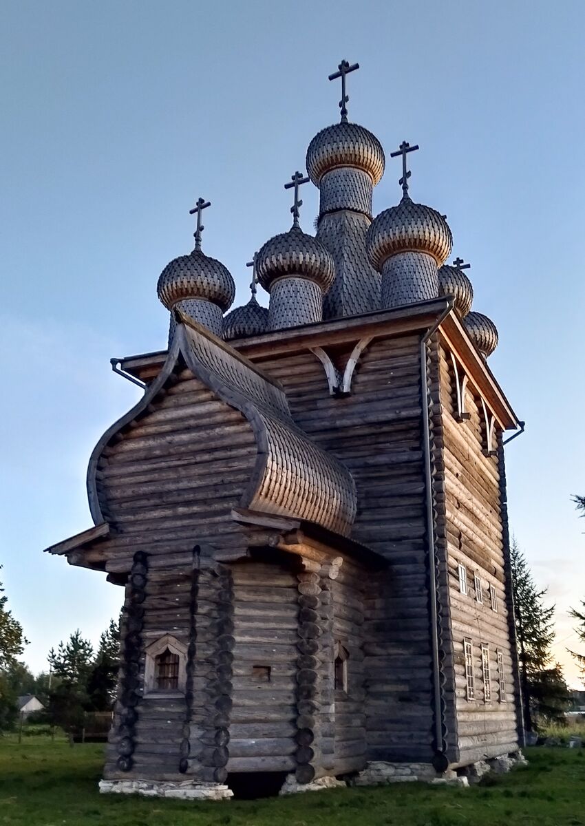 Церковь Покрова Пресвятой Богородицы (Сретения Господня), Рикасово (Заостровье) (Приморский район, Архангельская область). фасады