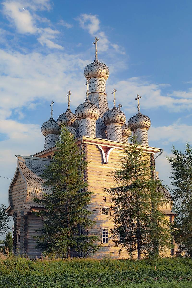 фасады. Церковь Покрова Пресвятой Богородицы (Сретения Господня), Рикасово (Заостровье) (Приморский район, Архангельская область)