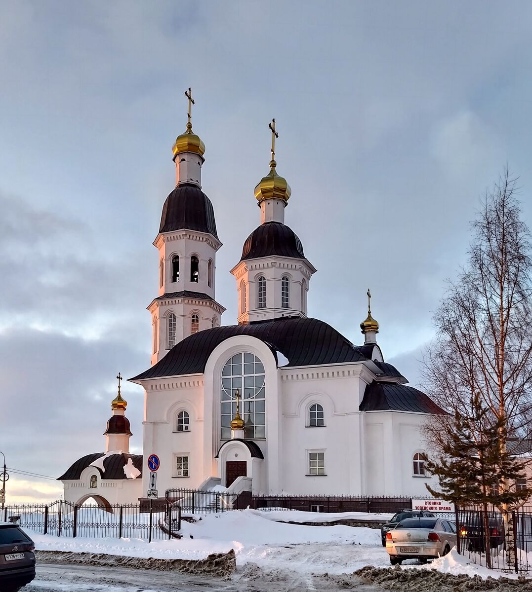 Церковь Успения Пресвятой Богородицы (новая), Архангельск (Архангельск, город, Архангельская область). фасады