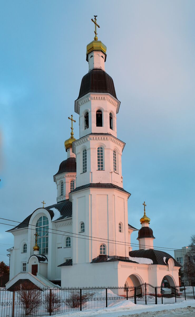 Церковь Успения Пресвятой Богородицы (новая), Архангельск (Архангельск, город, Архангельская область). фасады