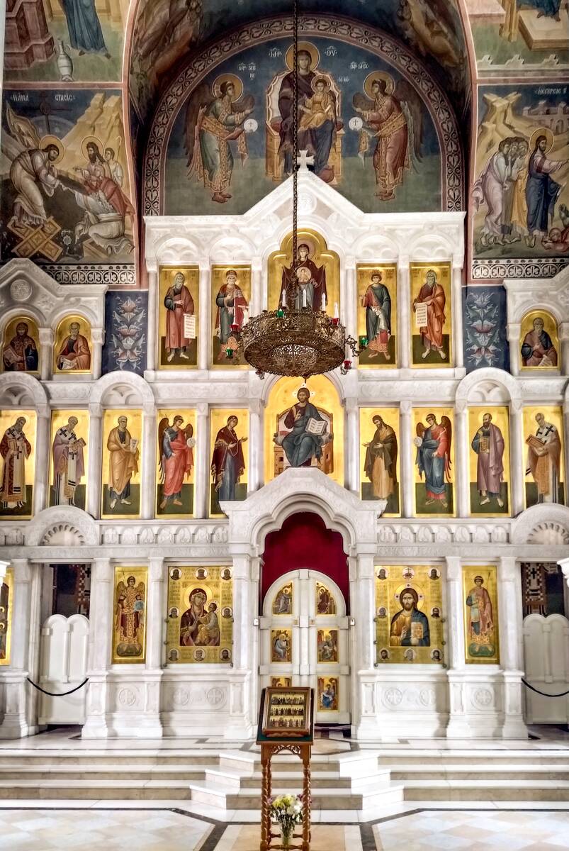 Церковь Успения Пресвятой Богородицы (новая), Архангельск (Архангельск, город, Архангельская область). интерьер и убранство