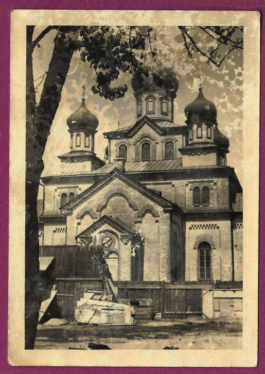Кафедральный собор Николая Чудотворца, Бобруйск (Бобруйский район, Беларусь, Могилёвская область). архивная фотография, Южный фасад. Фото 1943 г. с аукциона e-bay.de