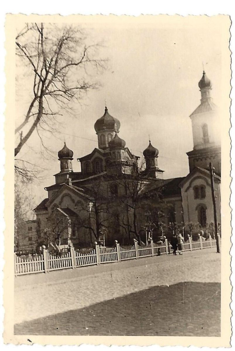 Кафедральный собор Николая Чудотворца, Бобруйск (Бобруйский район, Беларусь, Могилёвская область). архивная фотография, Вид с северо-западной стороны. Фото 1943 г. с аукциона e-bay.de