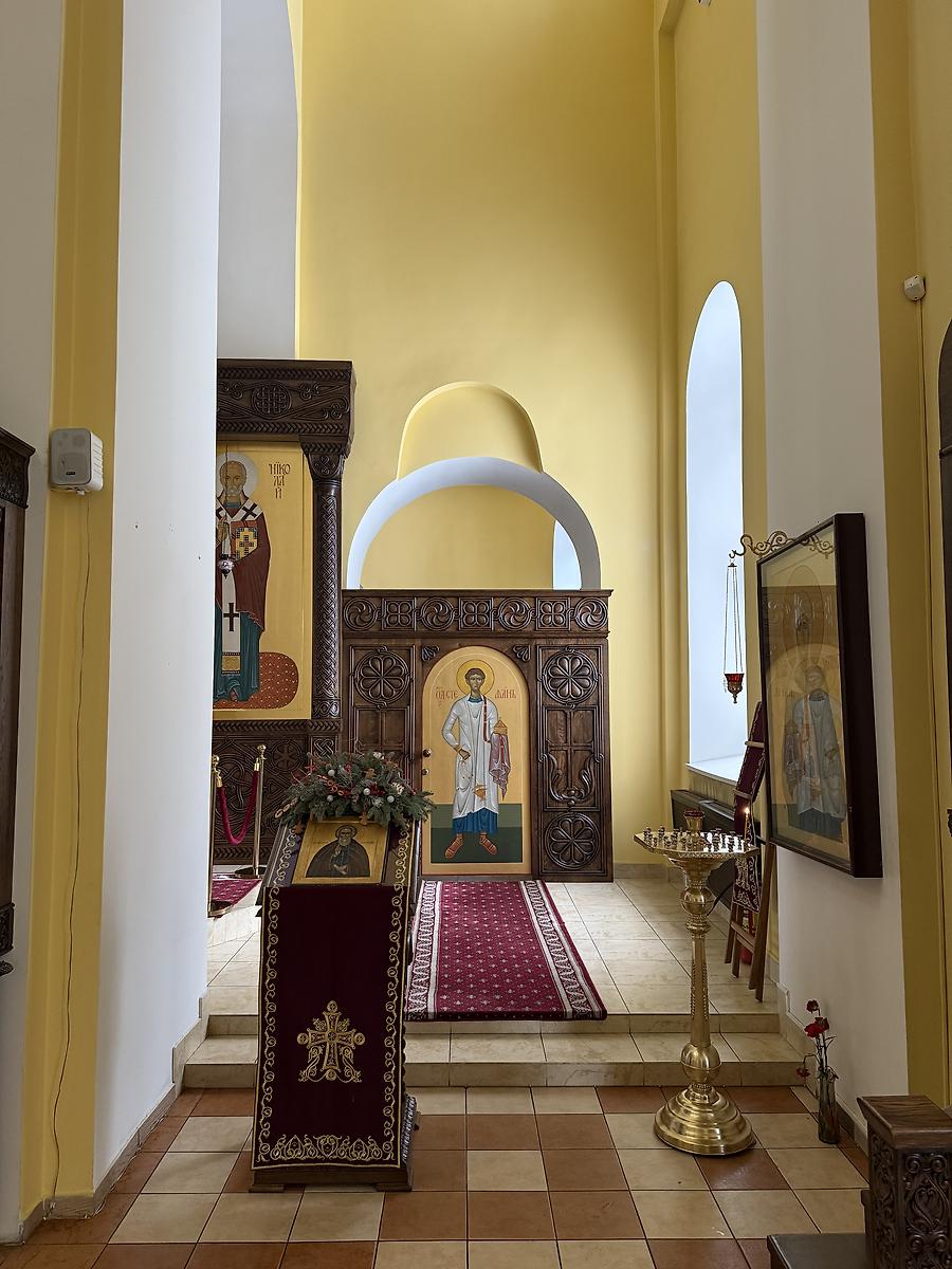 Южный придел, интерьер и убранство. Кафедральный собор Николая Чудотворца, Бобруйск (Бобруйский район, Беларусь, Могилёвская область)