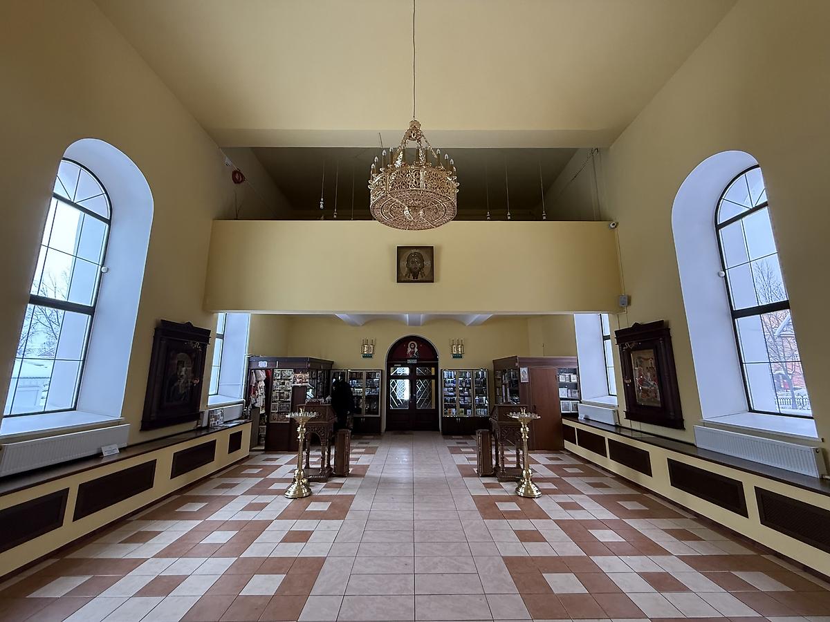 Вид с востока , интерьер и убранство. Кафедральный собор Николая Чудотворца, Бобруйск (Бобруйский район, Беларусь, Могилёвская область)