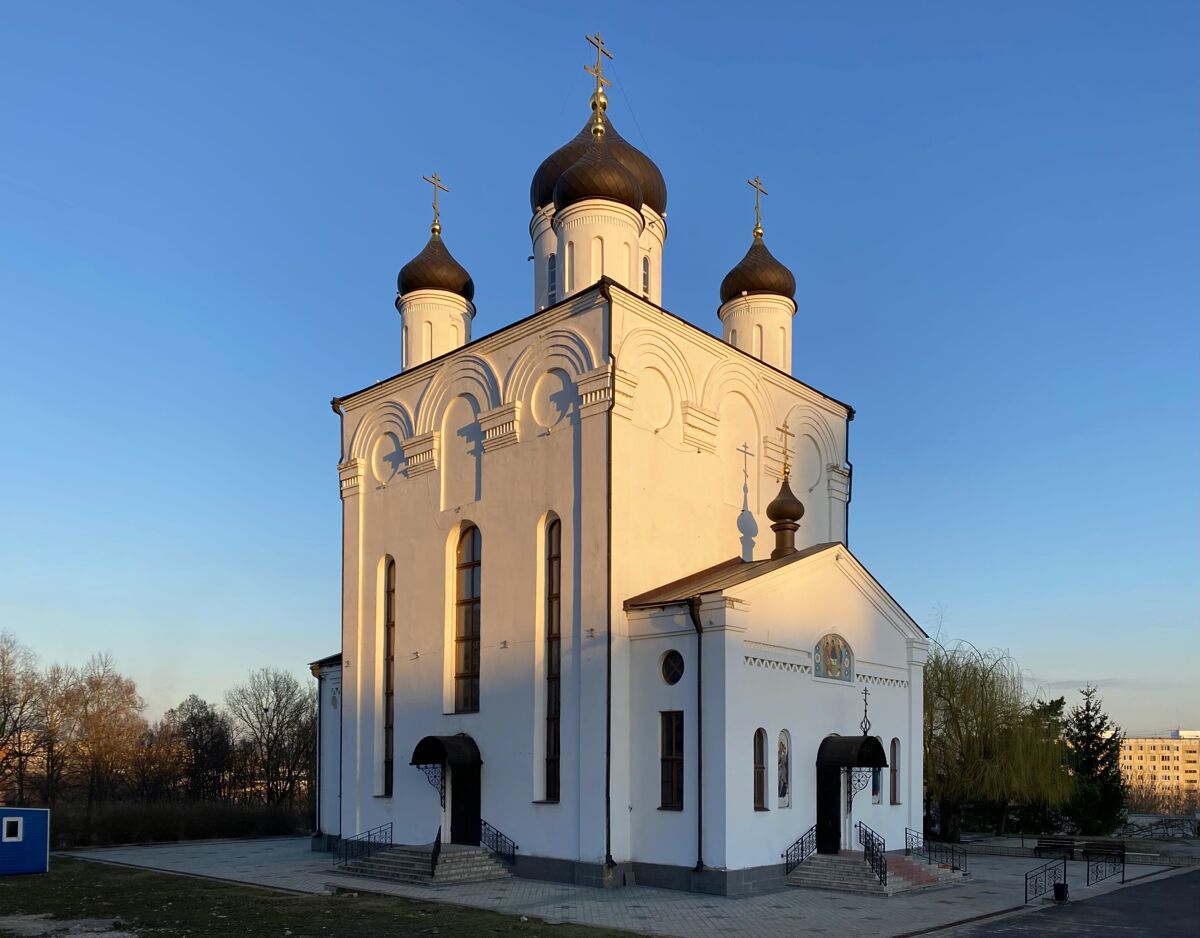 Орёл. Успенский мужской монастырь. Собор Казанской иконы Божией Матери. фасады, Вид с северо-запада