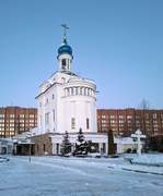 Выборгский район. Державной иконы Божией Матери при Ленинградской областной больнице, церковь