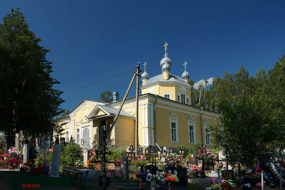 Леохново. Антониево-Леохновский Спасо-Преображенский мужской монастырь. Церковь Спаса Преображения. фасады