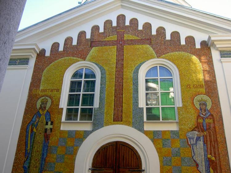 Троицкий женский монастырь. Собор Троицы Живоначальной, Симферополь (Симферополь, город, Республика Крым). архитектурные детали