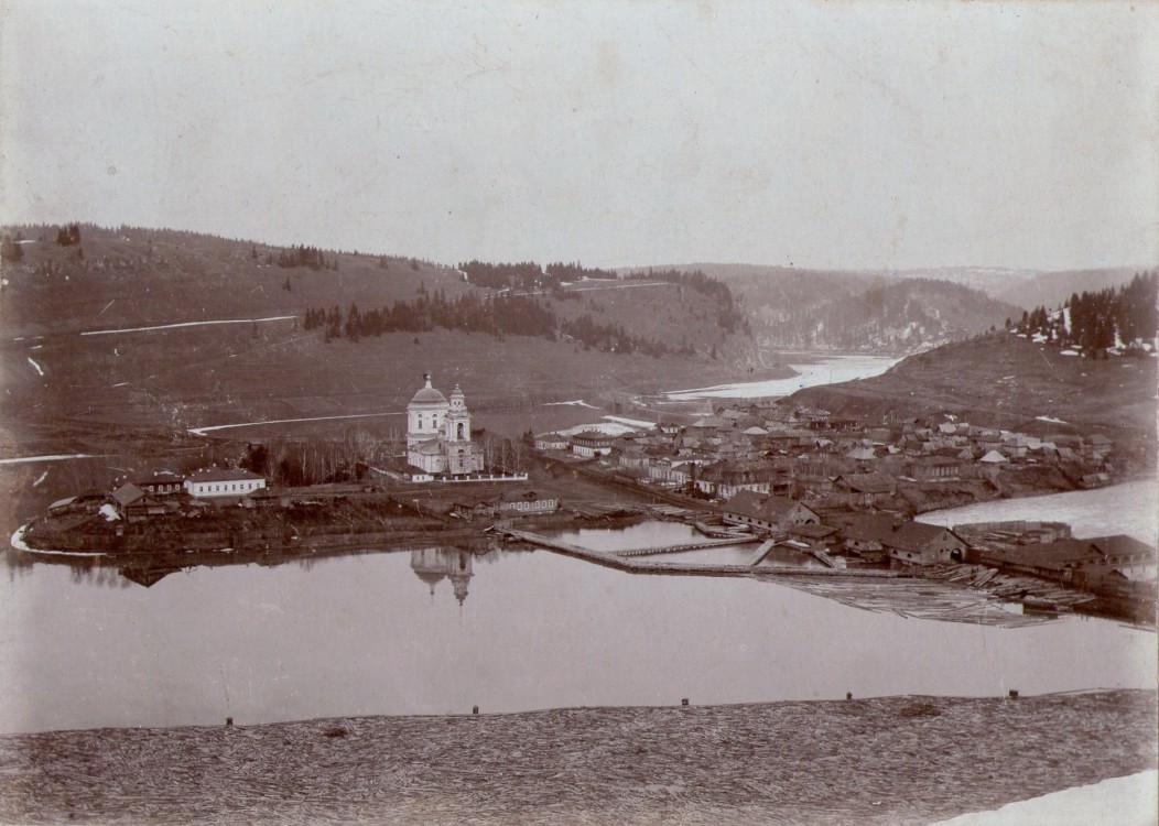 Миньяр. Церковь Введения во храм Пресвятой Богородицы. архивная фотография, Фото конца XIX века из фондов Миньярского историко-краеведческого музея