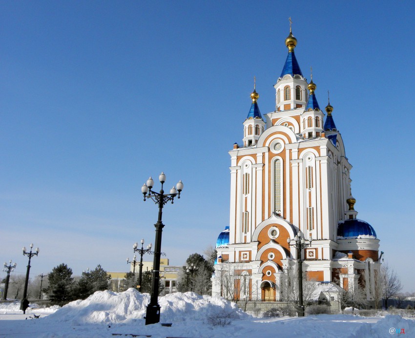Собор Успения Пресвятой Богородицы (новый), Хабаровск (Хабаровск, город, Хабаровский край). фасады