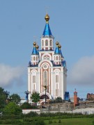 Собор Успения Пресвятой Богородицы (новый), вид с акватории Амура<br>, Хабаровск, Хабаровск, город, Хабаровский край