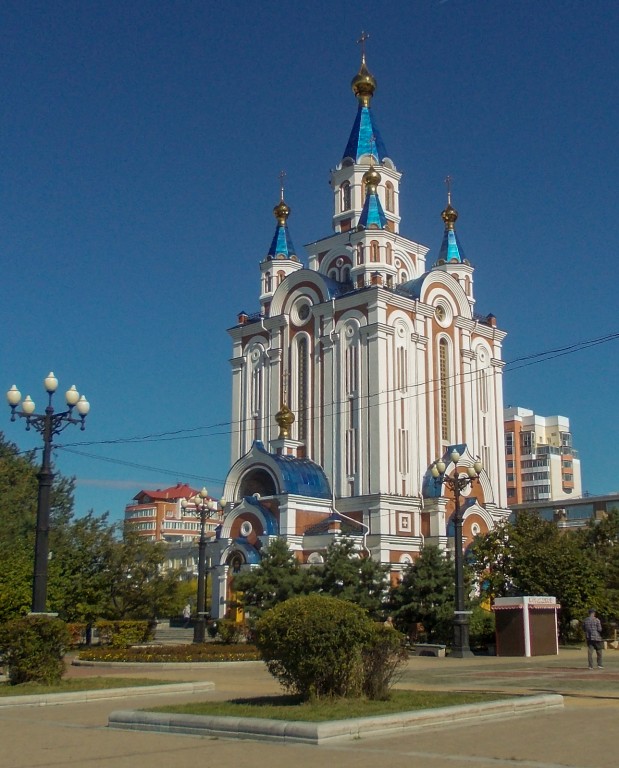 Собор Успения Пресвятой Богородицы (новый), Хабаровск (Хабаровск, город, Хабаровский край). фасады