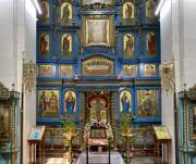 Собор Успения Пресвятой Богородицы (новый), Центральная часть иконостаса<br>, Хабаровск, Хабаровск, город, Хабаровский край