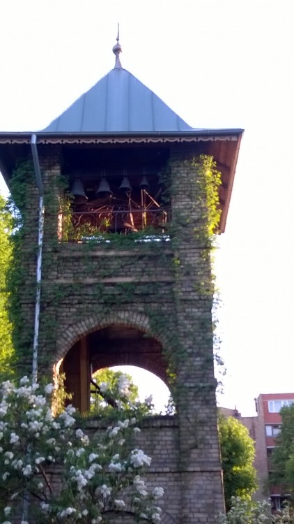 Рижский Троице-Сергиев женский монастырь, Рига (Рига, город, Латвия). дополнительная информация, Колокольня крупным планом