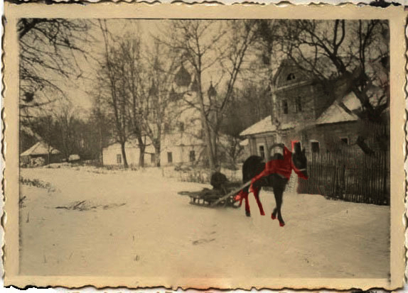 Подгорье. Церковь Воскресения Христова. архивная фотография, Фото 1941 г. с аукциона e-bay.de