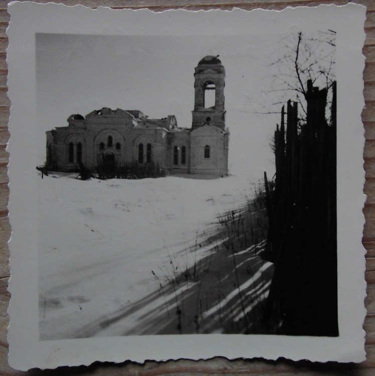 Большие Угороды. Церковь Троицы Живоначальной. архивная фотография, Фото 1942 г. с аукциона e-bay.de