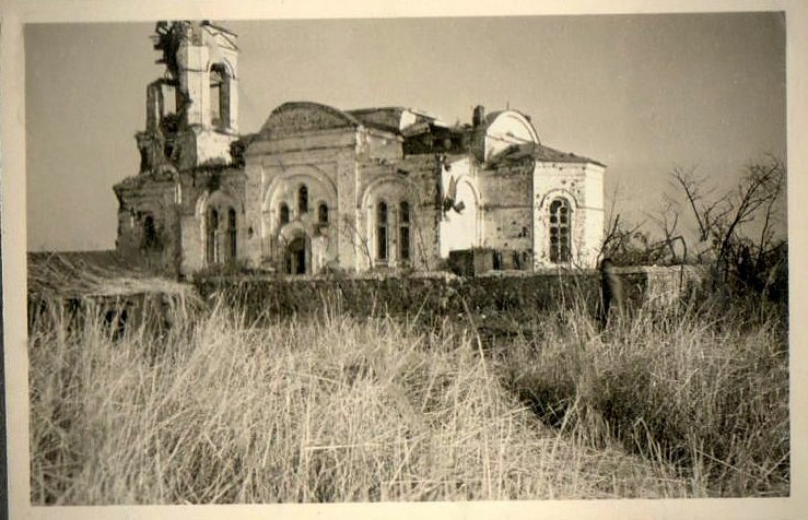 Большие Угороды. Церковь Троицы Живоначальной. архивная фотография, Фото 1941 г. с аукциона e-bay.de