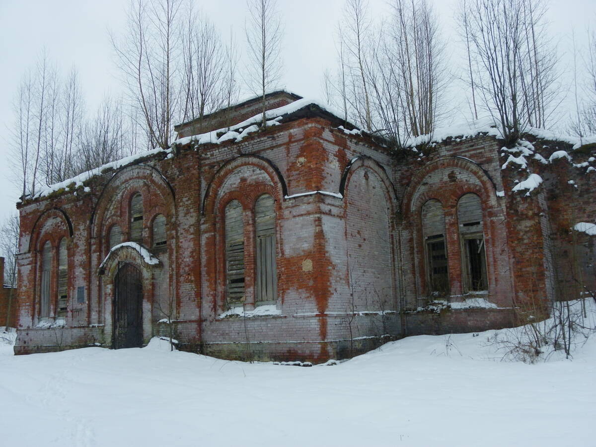 Церковь Троицы Живоначальной, Большие Угороды (Шимский район, Новгородская область). фасады