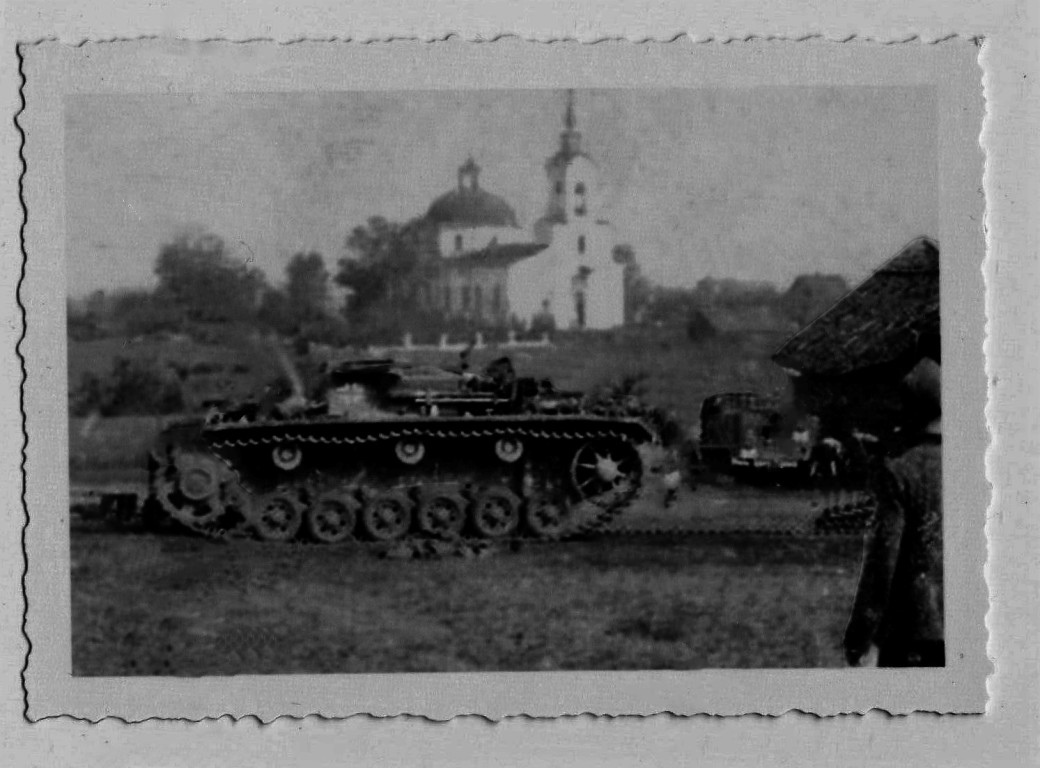 Церковь Успения Пресвятой Богородицы, Саблё (Батецкий район, Новгородская область). архивная фотография, Фото 1941 г. с аукциона e-bay.de
