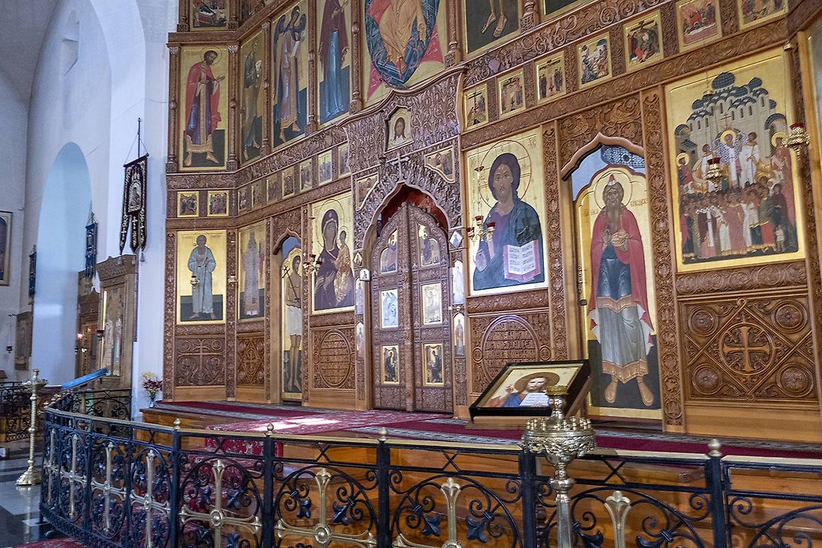 интерьер и убранство. Кафедральный собор Воздвижения Креста Господня, Лесосибирск (Лесосибирск, город, Красноярский край)