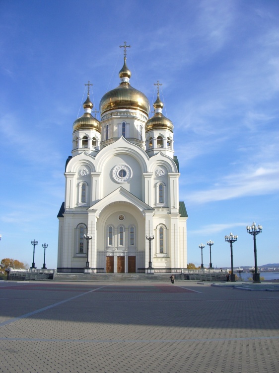 Хабаровск. Кафедральный собор Спаса Преображения. фасады