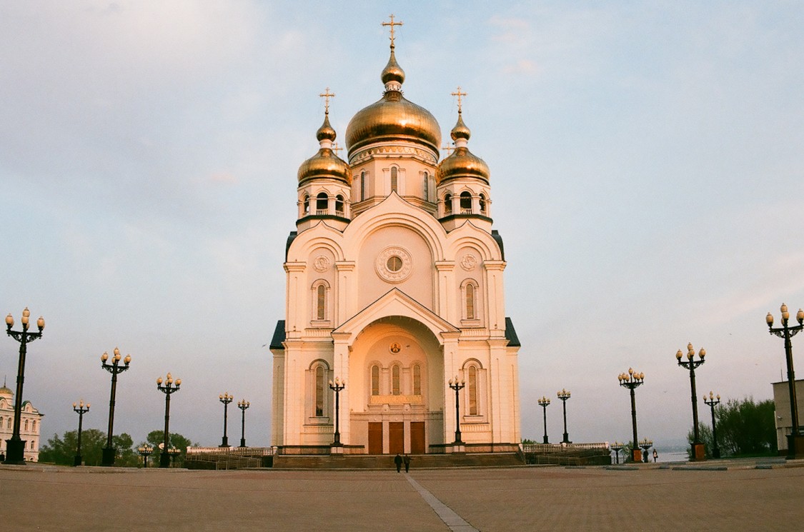 Хабаровск. Кафедральный собор Спаса Преображения. фасады