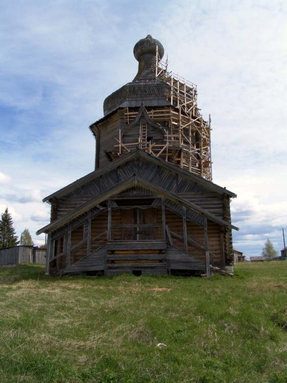 Церковь Николая Чудотворца, Зачачье (Холмогорский район, Архангельская область). фасады