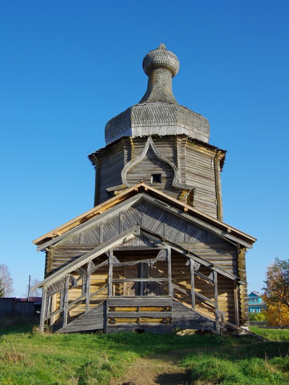 Церковь Николая Чудотворца, Зачачье (Холмогорский район, Архангельская область). фасады