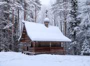 Малые Карелы. Музей деревянного зодчества. Часовня Илии Пророка из деревни Мамоново