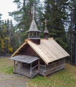 Музей деревянного зодчества. Часовня Макария Унженского и Желтоводского из д.Фёдоровская Плесецкого района, , Малые Карелы, Приморский район, Архангельская область