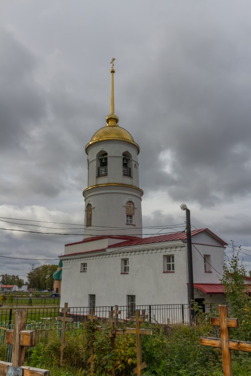 Собор Илии Пророка на Смольном Буяне, Архангельск (Архангельск, город, Архангельская область). фасады, Вид с севера на колокольню