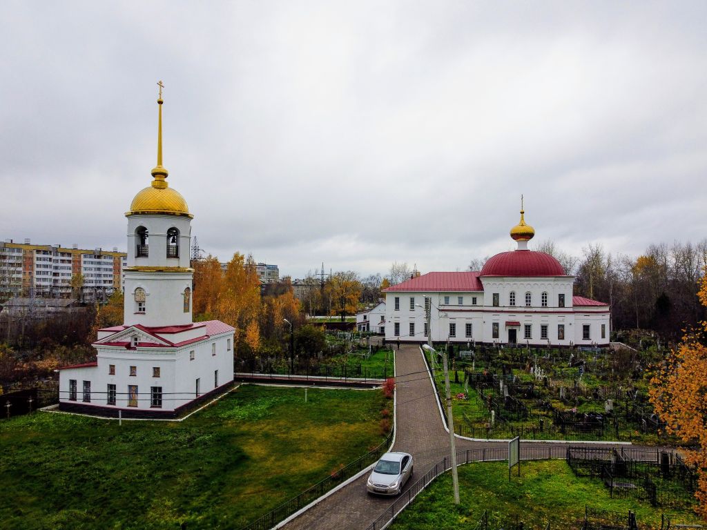 Собор Илии Пророка на Смольном Буяне, Архангельск (Архангельск, город, Архангельская область). общий вид в ландшафте