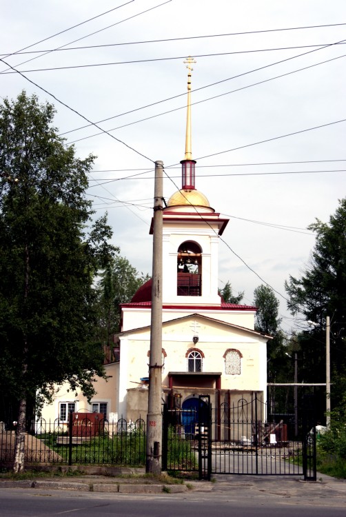 Церковь Всех Святых, Архангельск (Архангельск, город, Архангельская область). общий вид в ландшафте