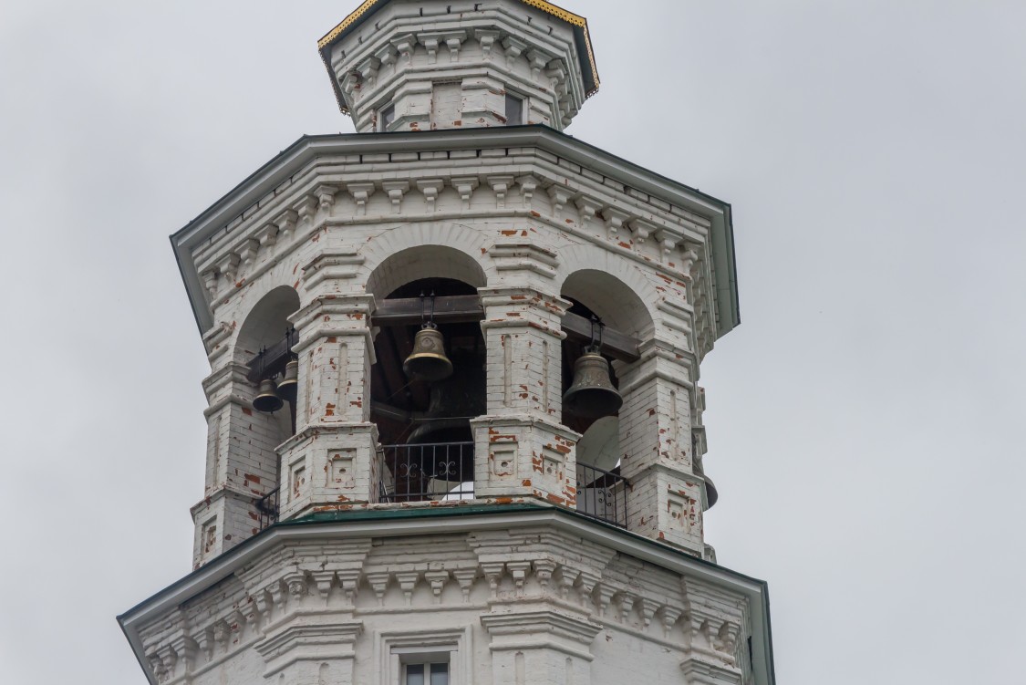Церковь Троицы Живоначальной, Архангельск (Архангельск, город, Архангельская область). архитектурные детали, Верхний ярус колокольни