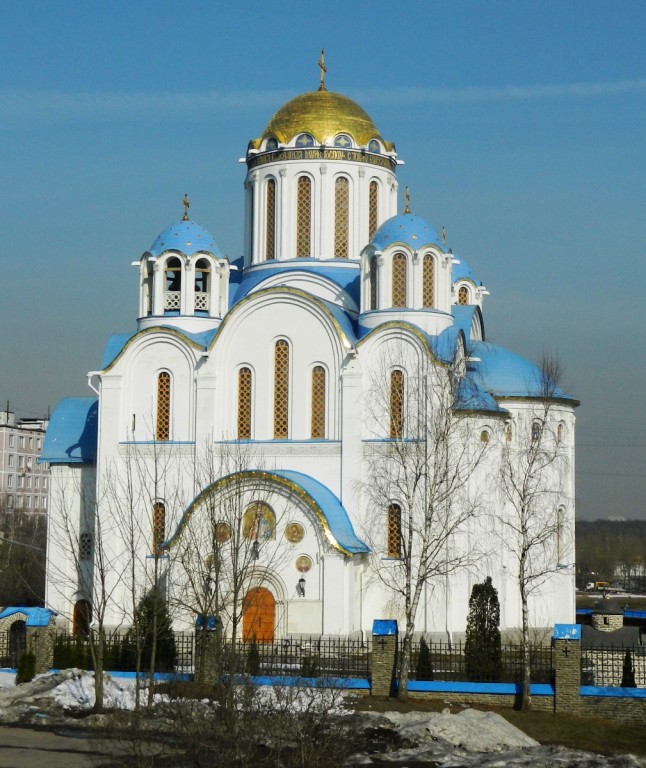 Ясенево. Церковь Покрова Пресвятой Богородицы. фасады