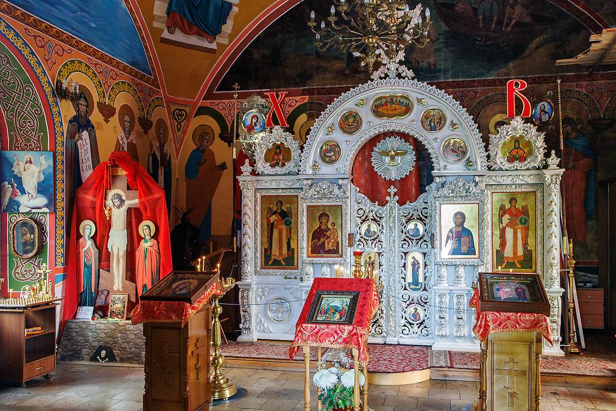 интерьер и убранство. Часовня Петра и Павла (новая), Липецк (Липецк, город, Липецкая область)