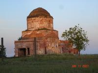 Церковь Воскресения Христова, Вид на церковь с дороги.<br>, Зернилово, Тейковский район, Ивановская область