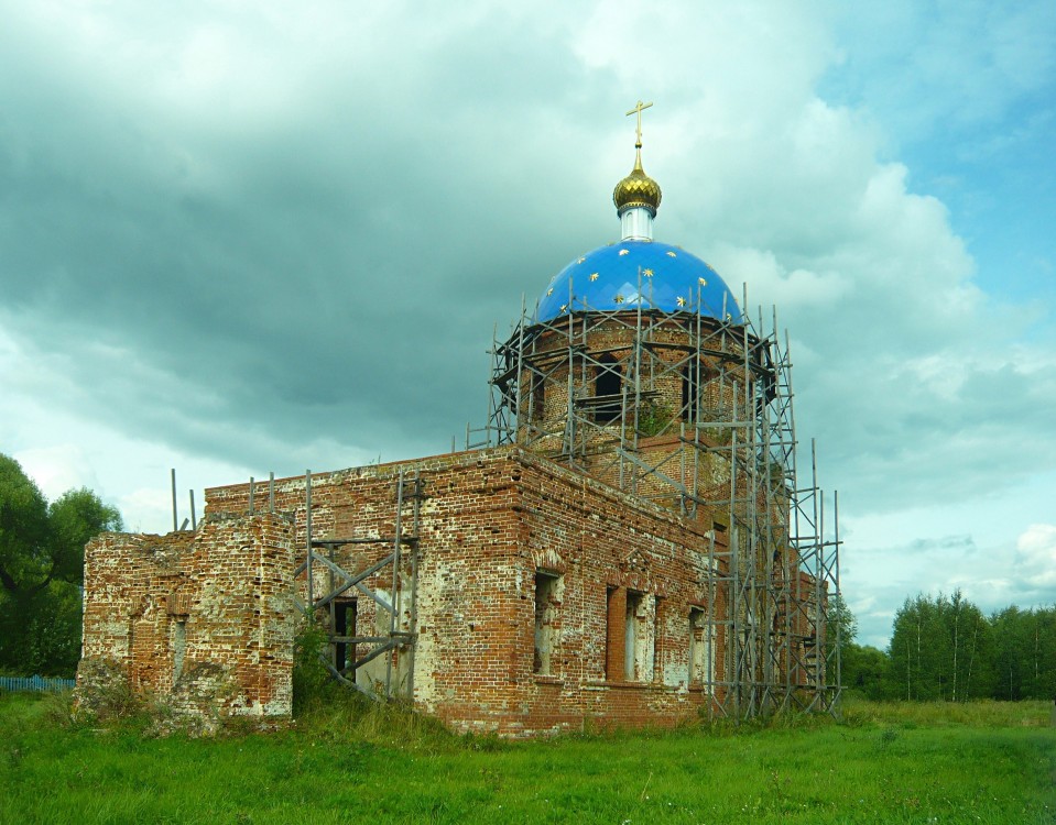 Зернилово. Церковь Воскресения Христова. фасады