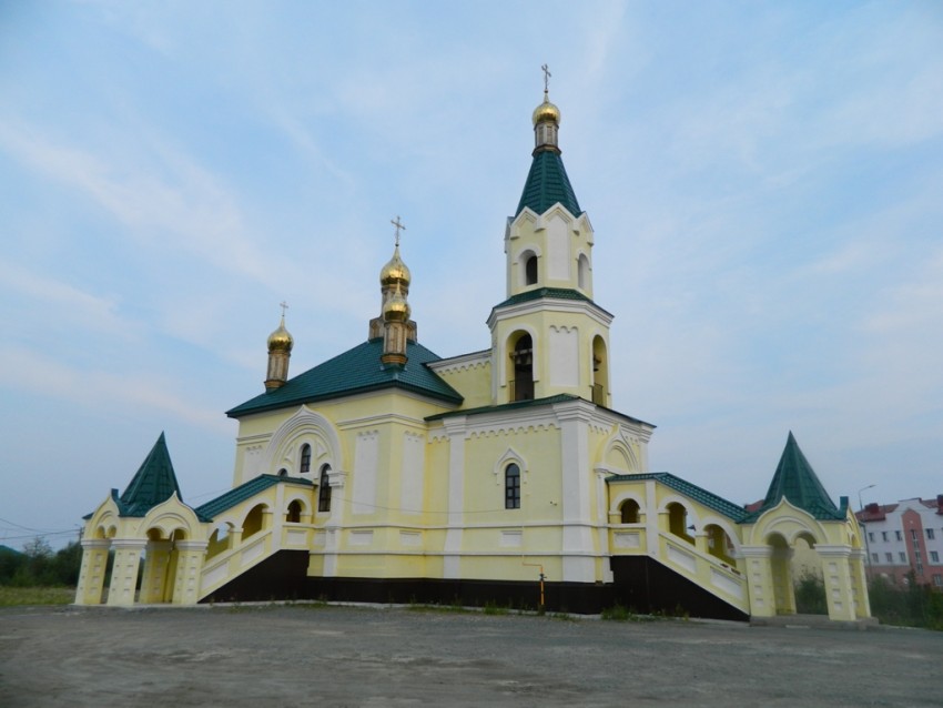 Церковь Георгия Победоносца (новая), Лабытнанги (Лабытнанги, город, Ямало-Ненецкий автономный округ). фасады