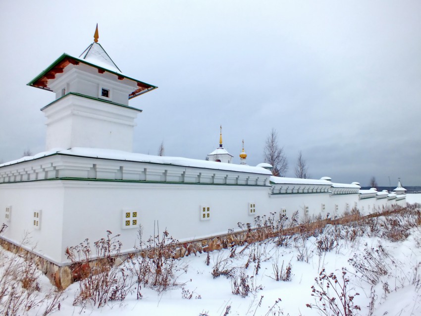 Косьминская мужская пустынь, Костылева (Верхотурский район (ГО Верхотурский), Свердловская область). общий вид в ландшафте