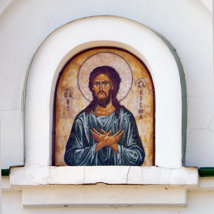 Косьминская мужская пустынь, Костылева (Верхотурский район (ГО Верхотурский), Свердловская область). архитектурные детали, Надвратная икона