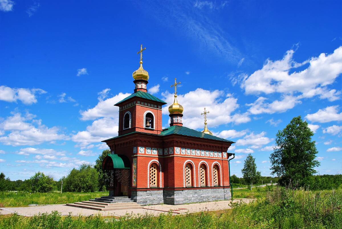Церковь Николая Чудотворца, Путимка (Верхотурский район (ГО Верхотурский), Свердловская область). общий вид в ландшафте