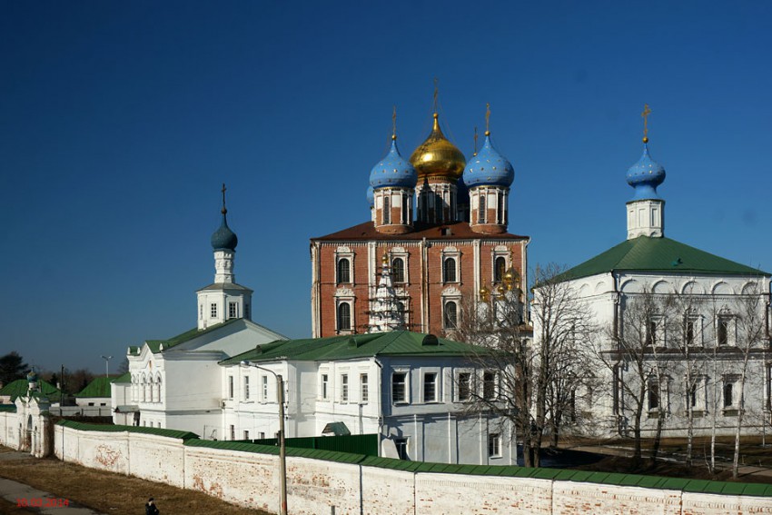 Рязанский Кремль Спасо Преображенский собор