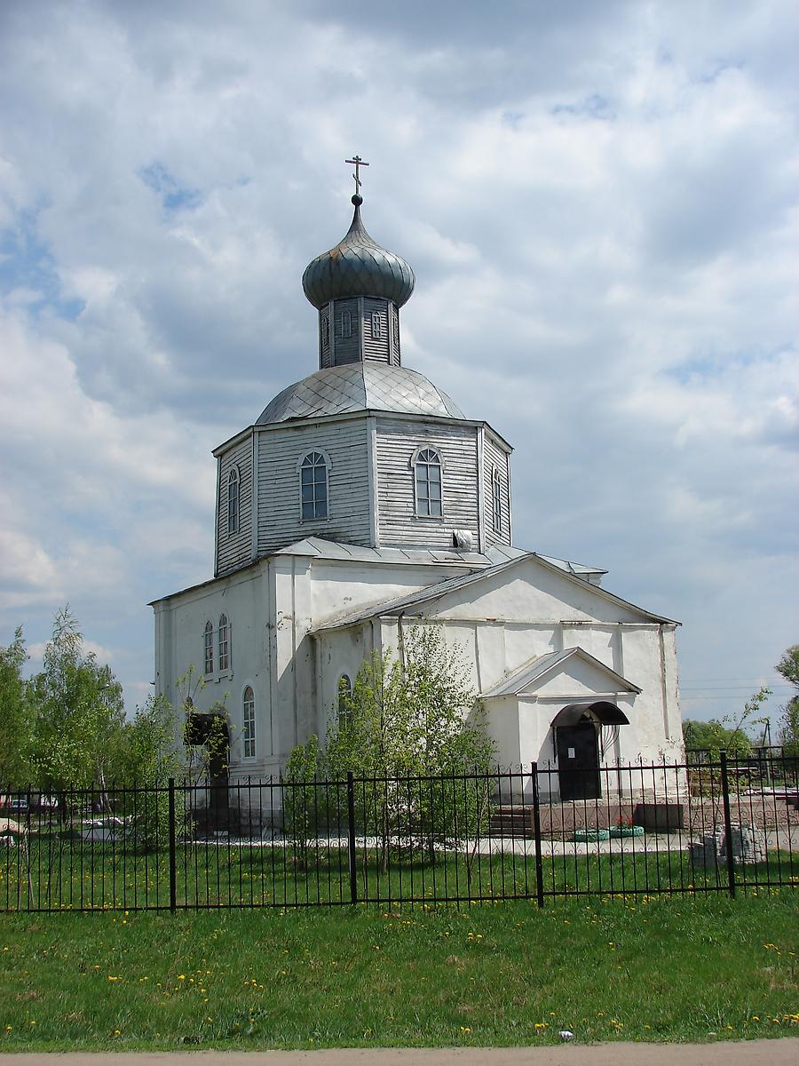 фасады. Церковь Преображения Господня, Лаврово (Орловский район, Орловская область)