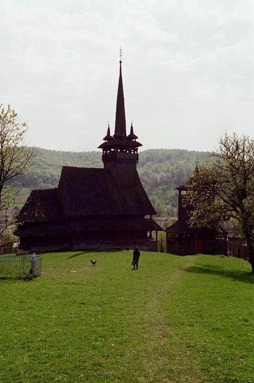 Церковь Параскевы Пятницы, Александровка (Хустский район, Украина, Закарпатская область). общий вид в ландшафте